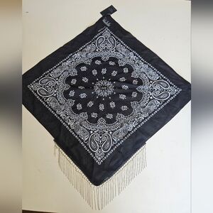 NWT David And Young Bling Chain Fringe Bandana
